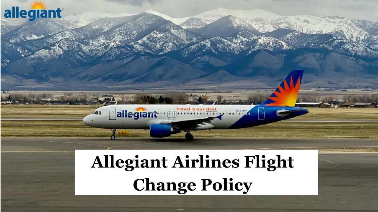 Allegiant Airlines Flight Change Policy